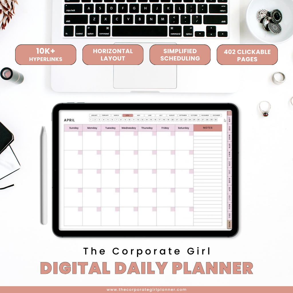 The Corporate Girl Daily Digital Planner 2026 (Digital Download)