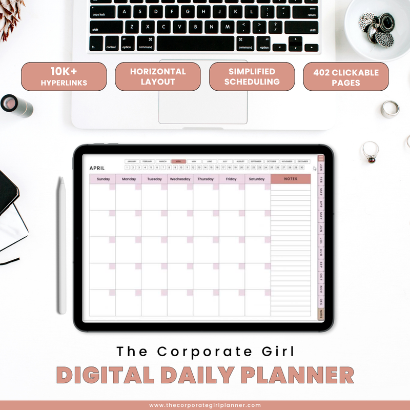 The Corporate Girl Daily Digital Planner 2025 (Digital Download)