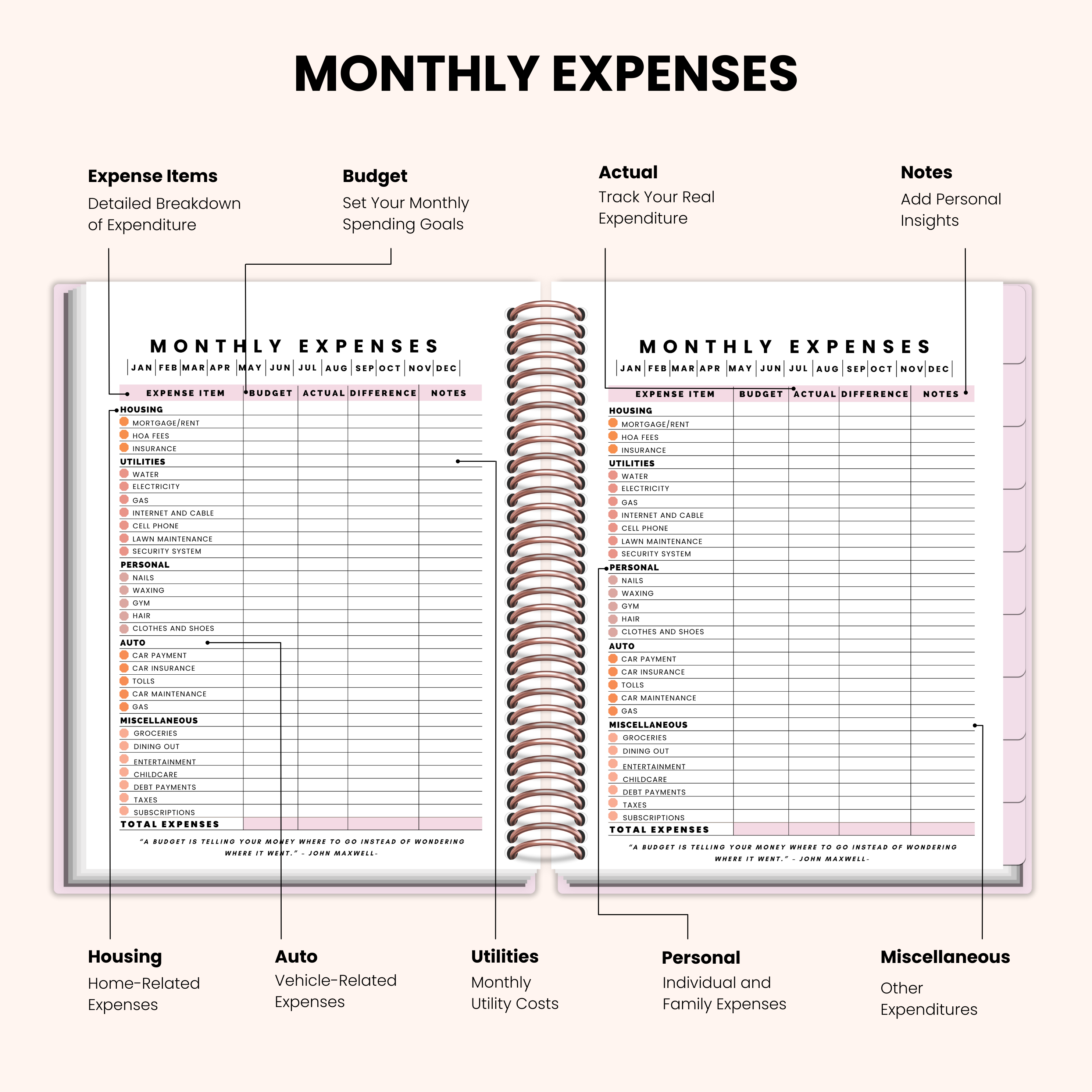 The Corporate Girl Planner - Planner Only