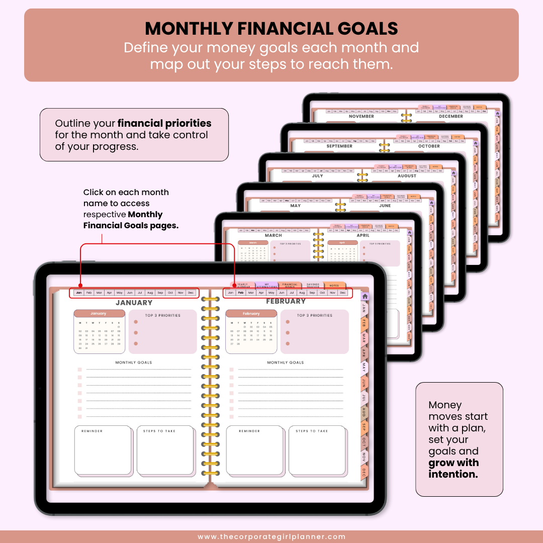 Digital Financial Planner (Digital Download)
