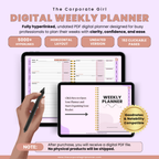 2026 Corporate Girl Weekly Digital Planner - (Digital Download)