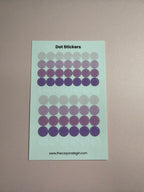 Dot Stickers - Purple Rain Glossy