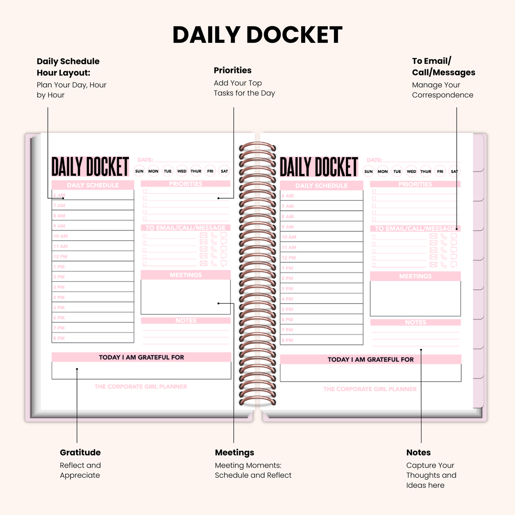 The Corporate Girl Planner - Planner Only