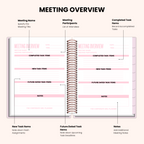 The Corporate Girl Planner, 6 month, Undated, Pink, Rosegold, 260 pages