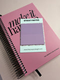 Purple Square Sticky Note