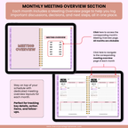 2026 Corporate Girl Weekly Digital Planner - (Digital Download)