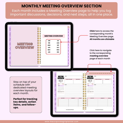 2025 Corporate Girl Weekly Digital Planner - (Digital Download)