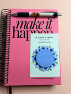 Blue Flower Sticky Notes multipurpose and translucent