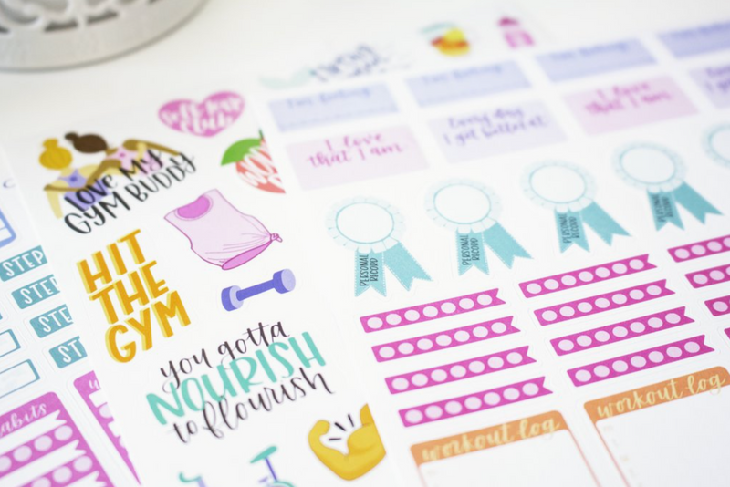 Our Fitness & Healthy Living Stickers are designed to inspire and support your journey to a healthier, balanced lifestyle while helping you stay organized and motivated. Here’s what makes these stickers a must-have for your wellness routine