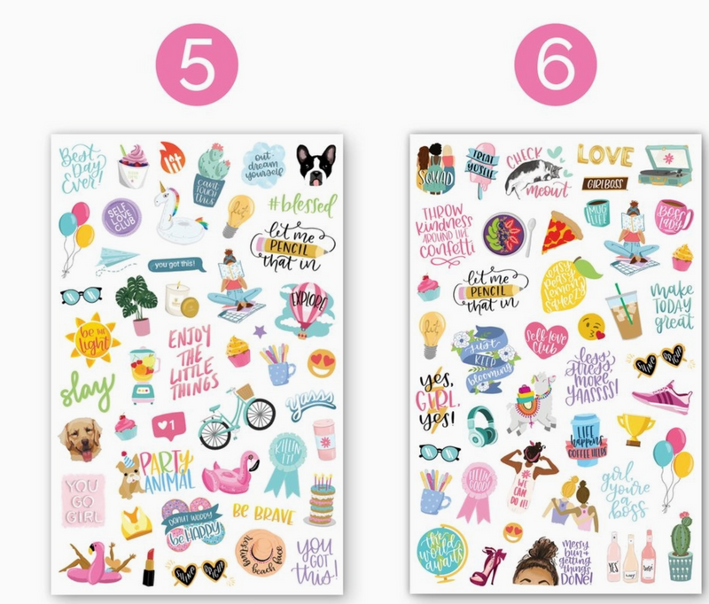 Corporate Girl Planner Getting Stuff Done Sticker pack is the perfect blend of fun and functionality to keep you on top of your goals, appointments, and to-dos—all while adding a stylish touch to your planner.