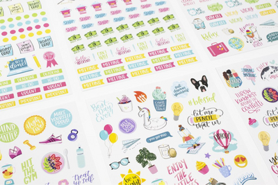 Corporate Girl Planner Getting Stuff Done Sticker pack is the perfect blend of fun and functionality to keep you on top of your goals, appointments, and to-dos—all while adding a stylish touch to your planner.