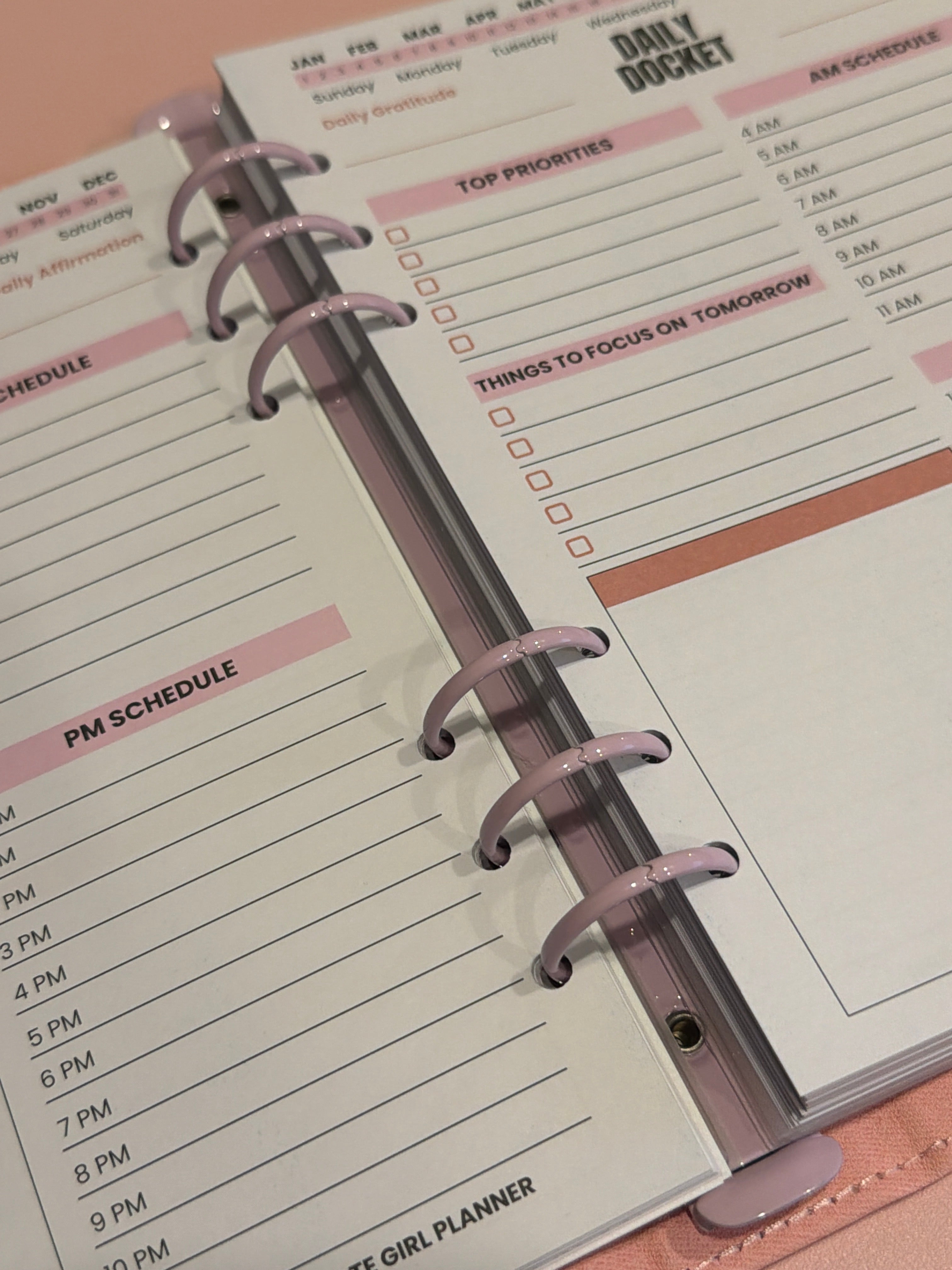 The Corporate Girl A5 Personalized Agenda