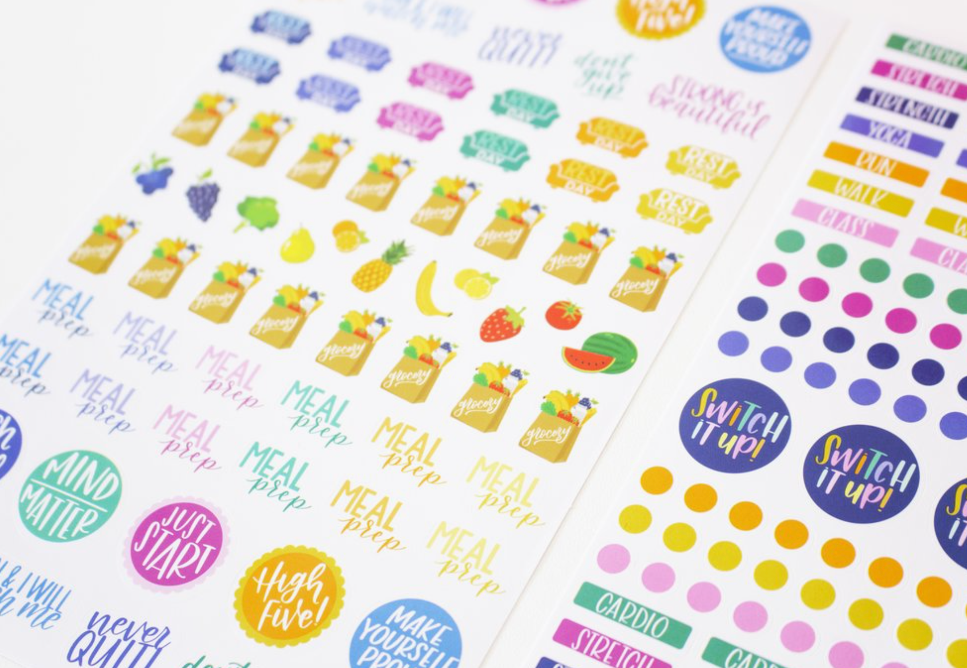 Our Fitness & Healthy Living Stickers are designed to inspire and support your journey to a healthier, balanced lifestyle while helping you stay organized and motivated. Here’s what makes these stickers a must-have for your wellness routine