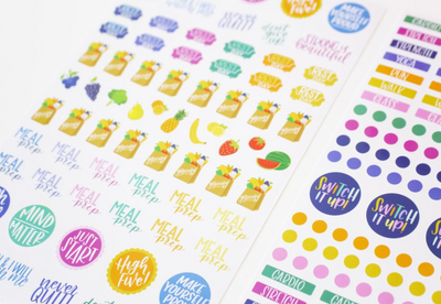 Our Fitness & Healthy Living Stickers are designed to inspire and support your journey to a healthier, balanced lifestyle while helping you stay organized and motivated. Here’s what makes these stickers a must-have for your wellness routine