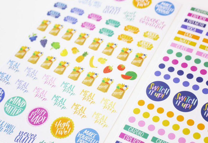 Our Fitness & Healthy Living Stickers are designed to inspire and support your journey to a healthier, balanced lifestyle while helping you stay organized and motivated. Here’s what makes these stickers a must-have for your wellness routine