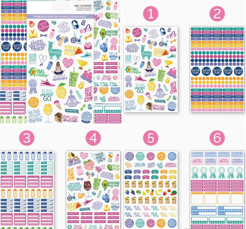 Our Fitness & Healthy Living Stickers are designed to inspire and support your journey to a healthier, balanced lifestyle while helping you stay organized and motivated. Here’s what makes these stickers a must-have for your wellness routine
