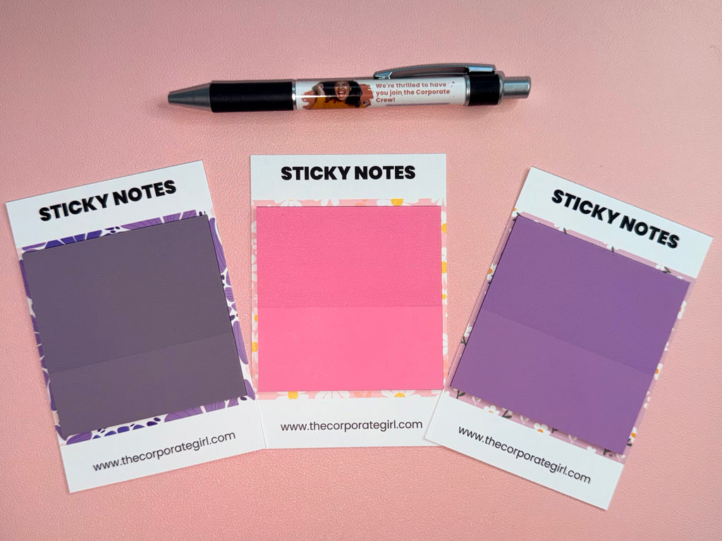Purple Square Sticky Note