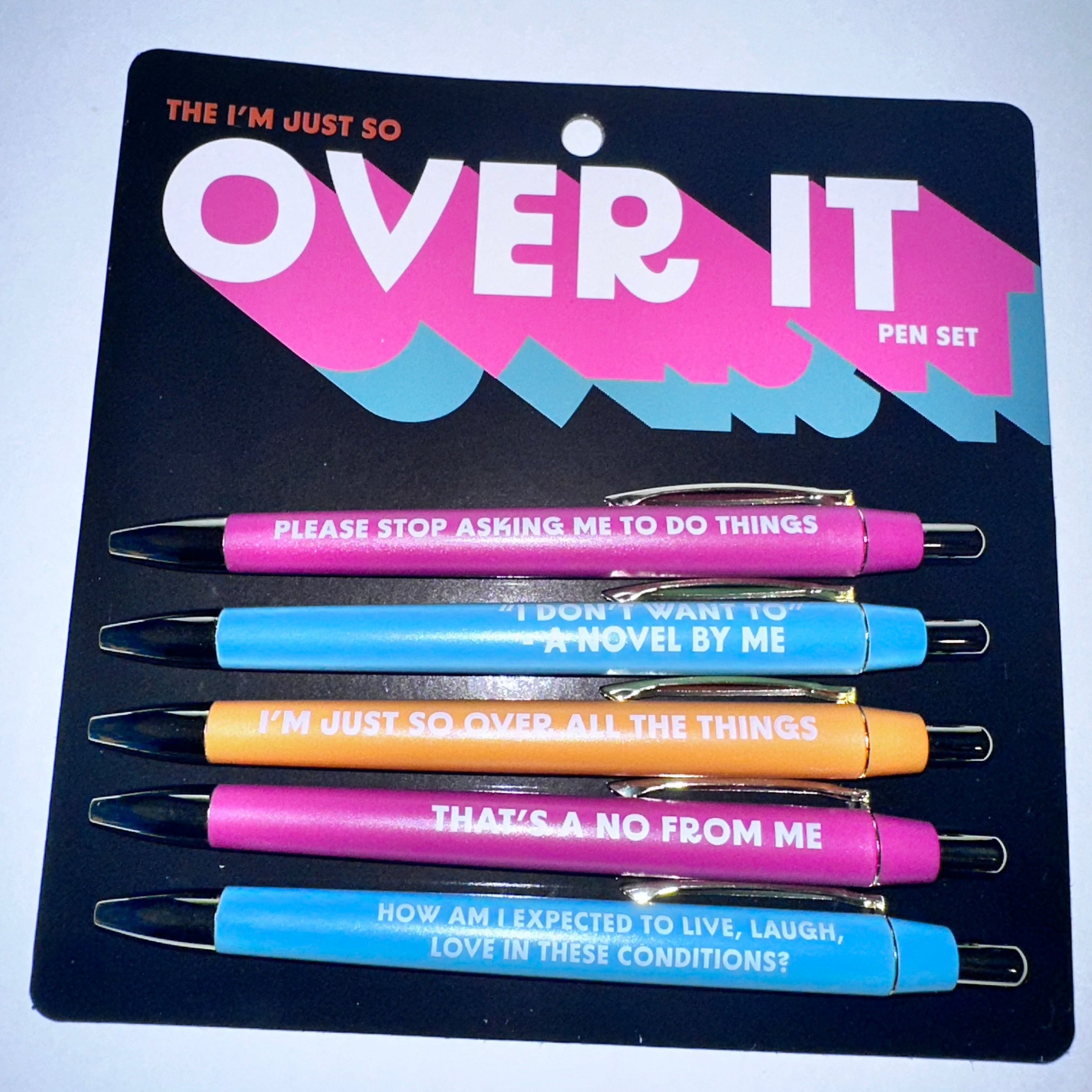 The Corporate Girl Over It Pen Set