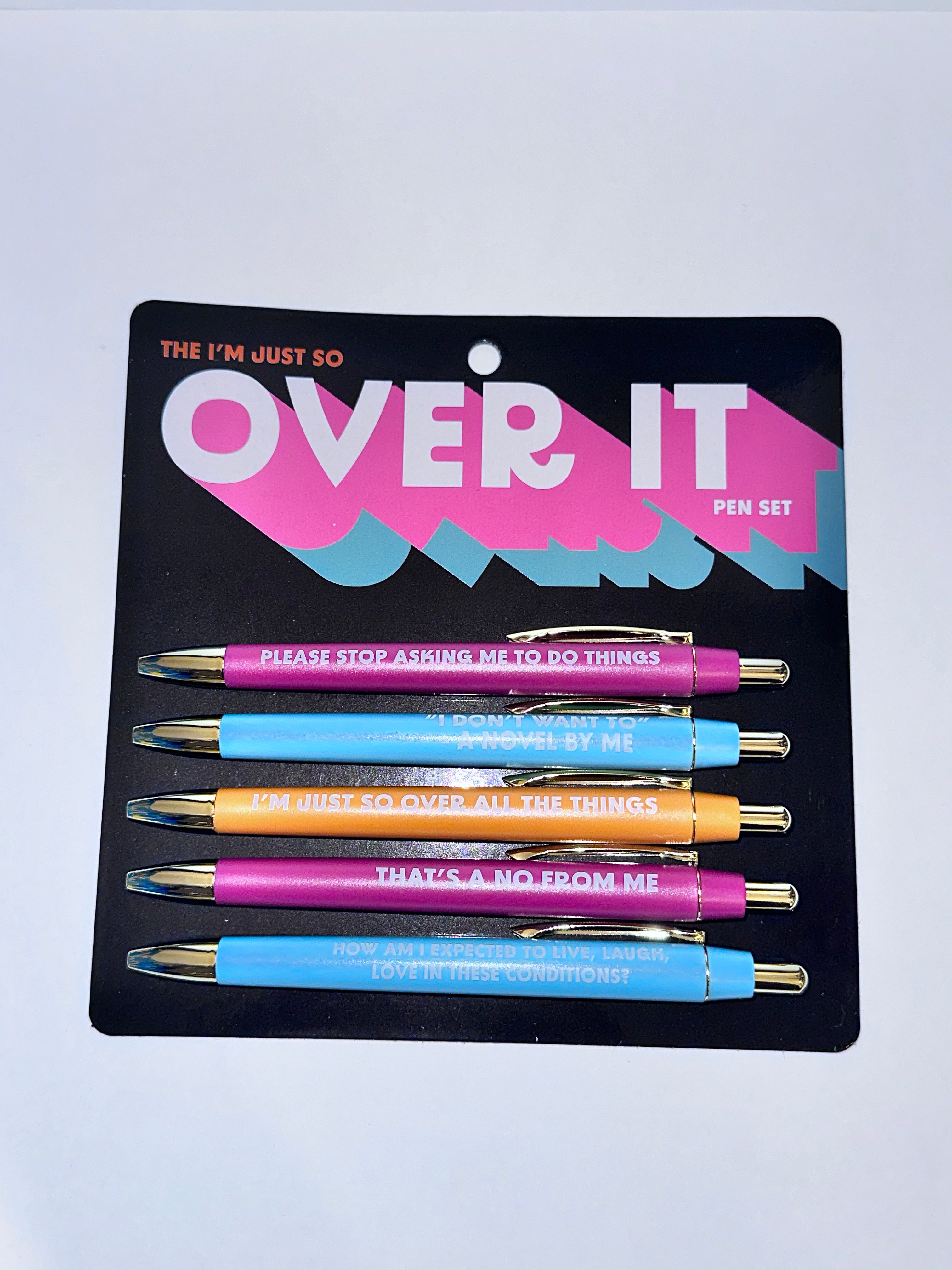 Over It Pen Set