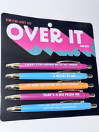 The Corporate Girl Over It Pen Set