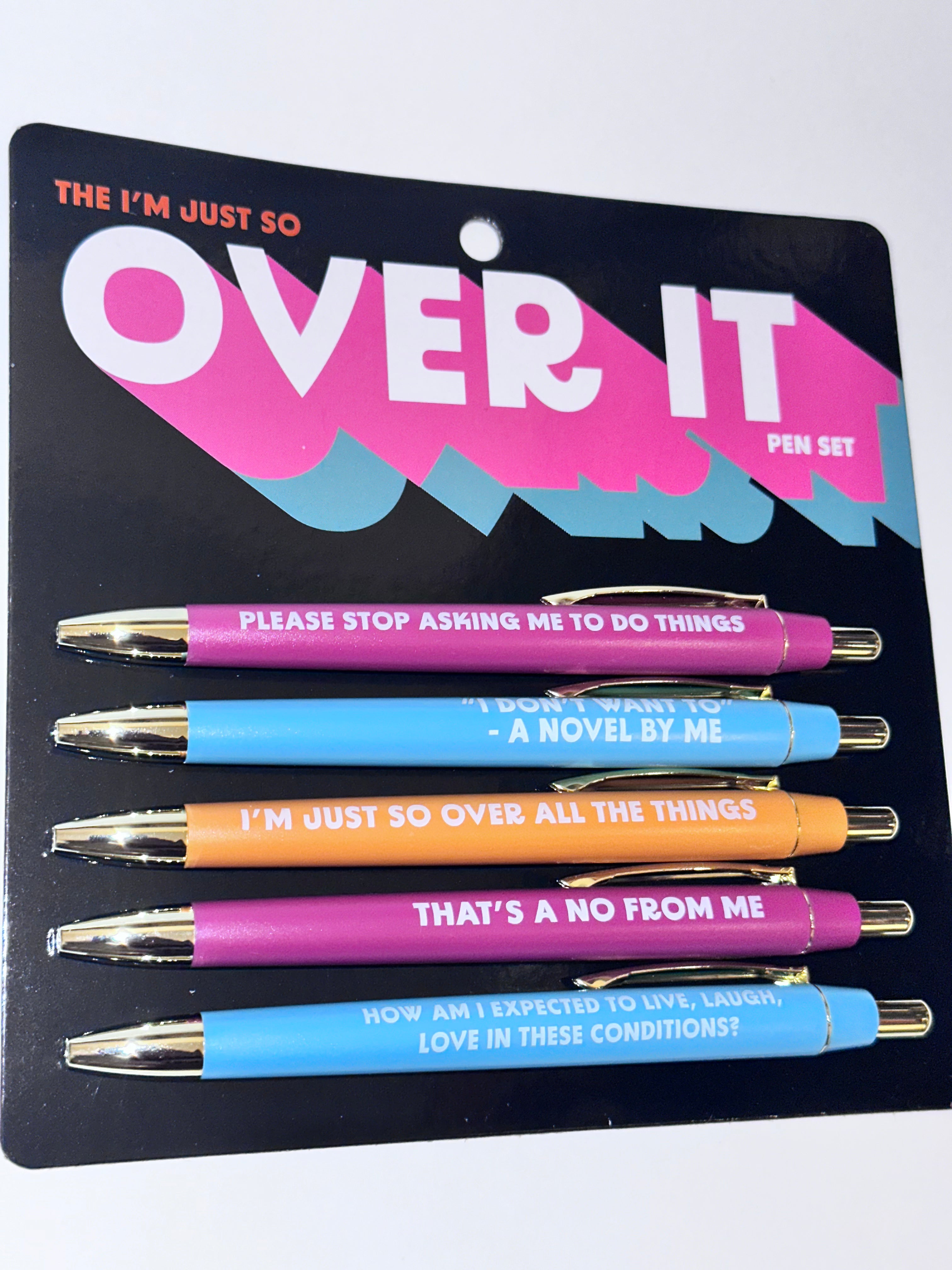 The Corporate Girl Over It Pen Set