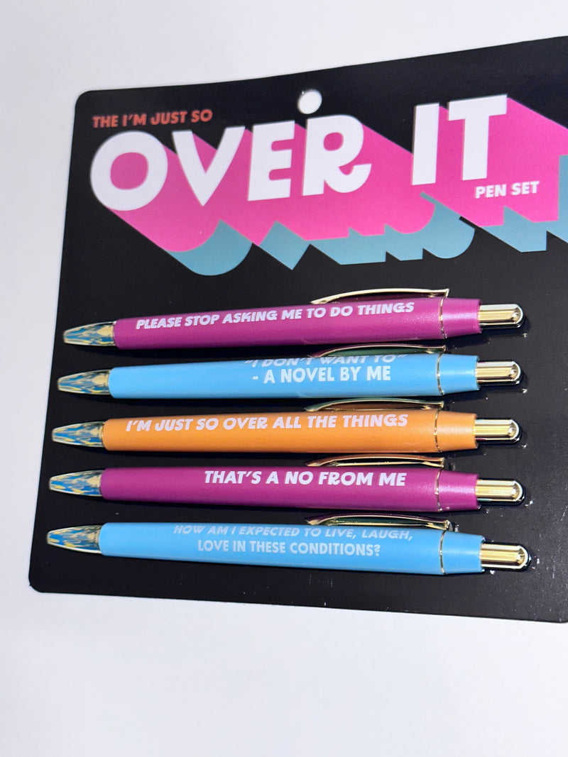 The Corporate Girl Over It Pen Set