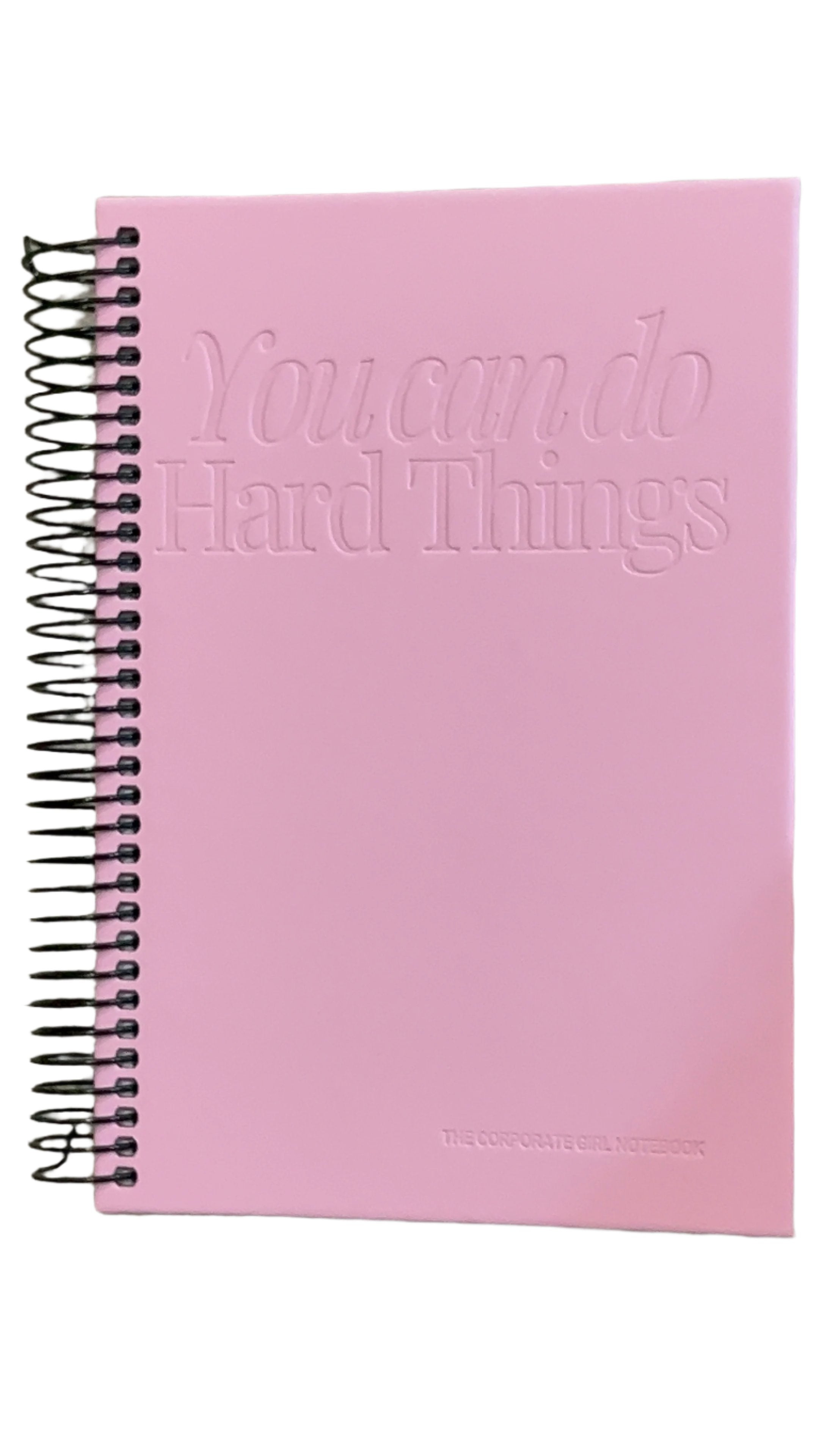 Pink - You Can Do Hard Things Notebook