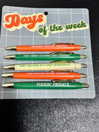Days Of The Week Pens