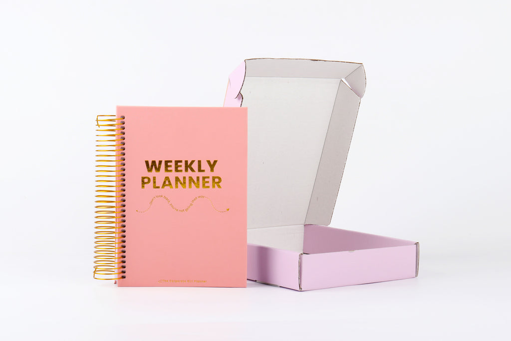 Corporate Girl Planner -  12 Month, Faux Leather, Weekly Planner