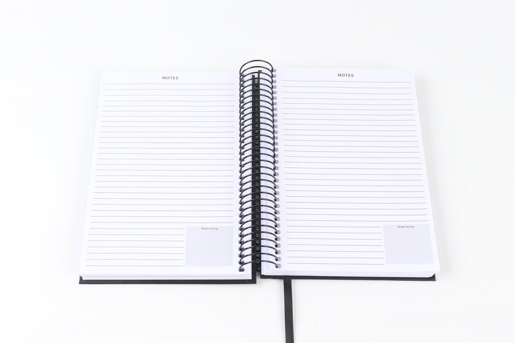 Make It Happen - Black and Rose Gold - Notebook