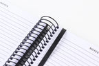 Make It Happen - Black and Rose Gold - Notebook