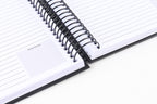 Make It Happen - Black and Rose Gold - Notebook