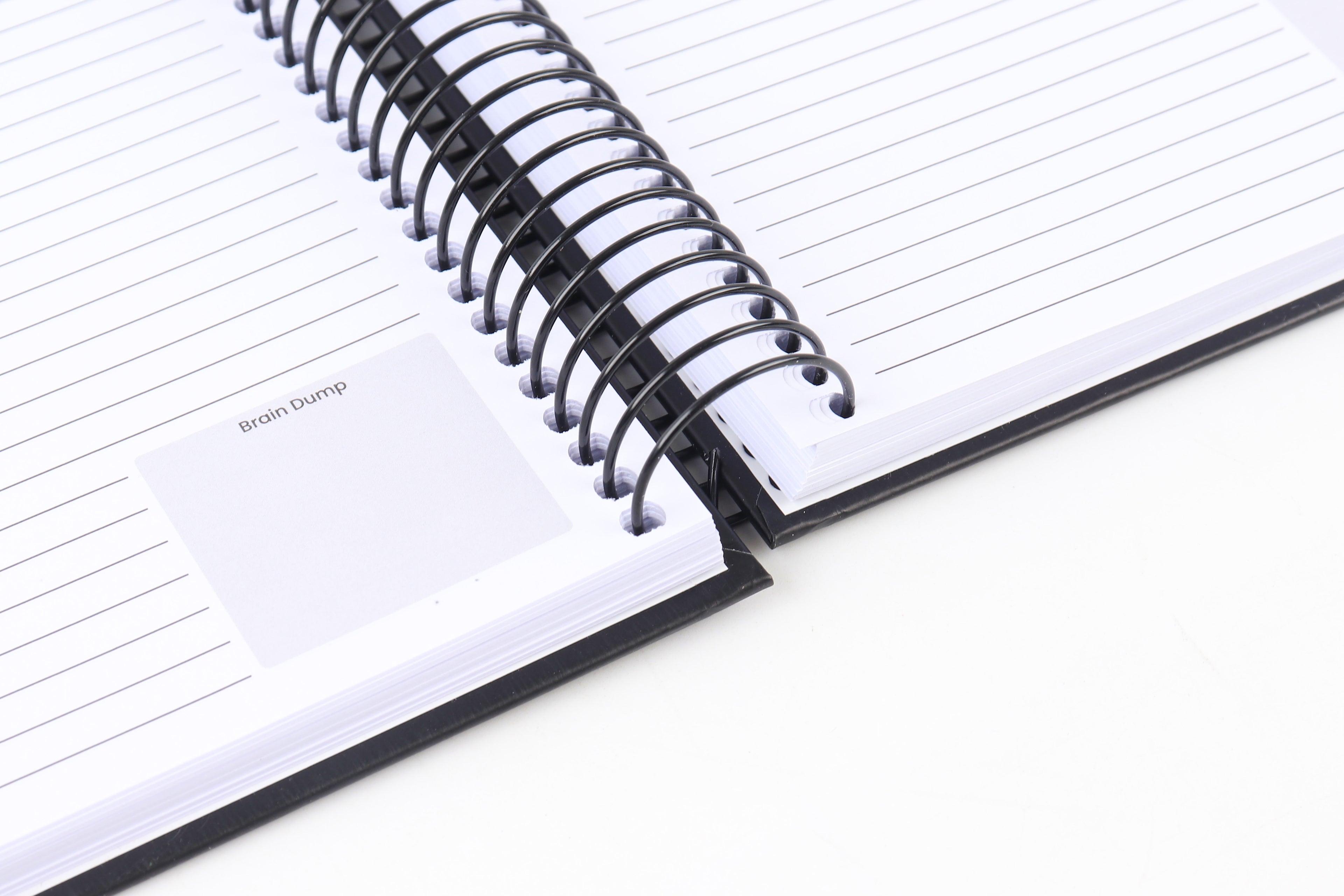 Make It Happen - Black and Rose Gold - Notebook