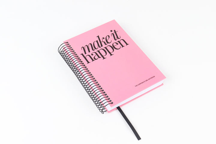 Pink - Make It Happen - Corporate Girl Notebook – The Corporate