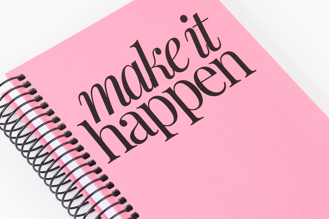 Pink - Make It Happen - Corporate Girl Notebook – The Corporate