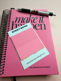 Pink Square Sticky Note