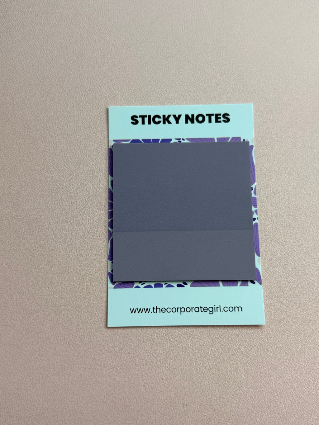 Violet Square Sticky Note