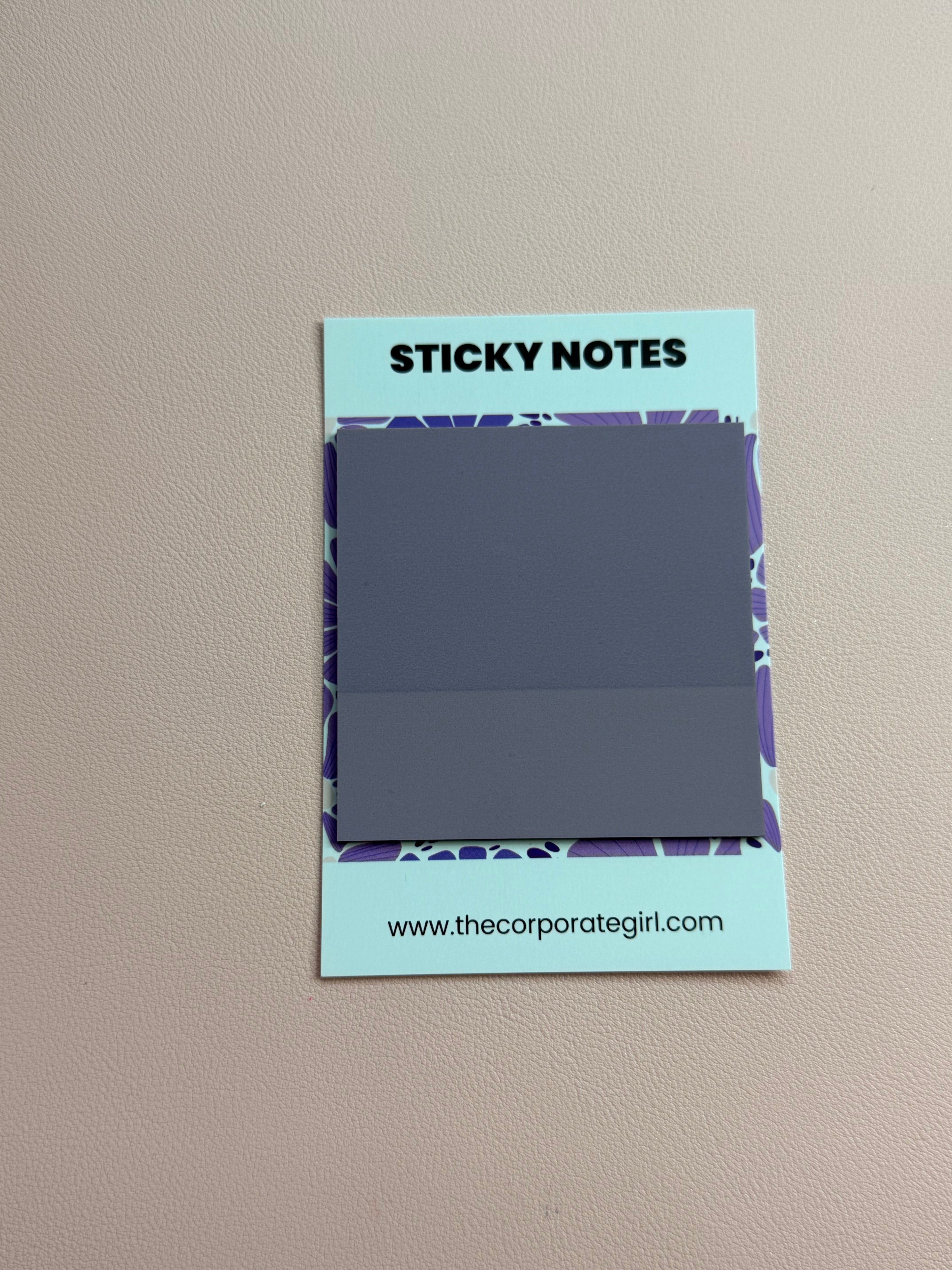 Violet Square Sticky Note