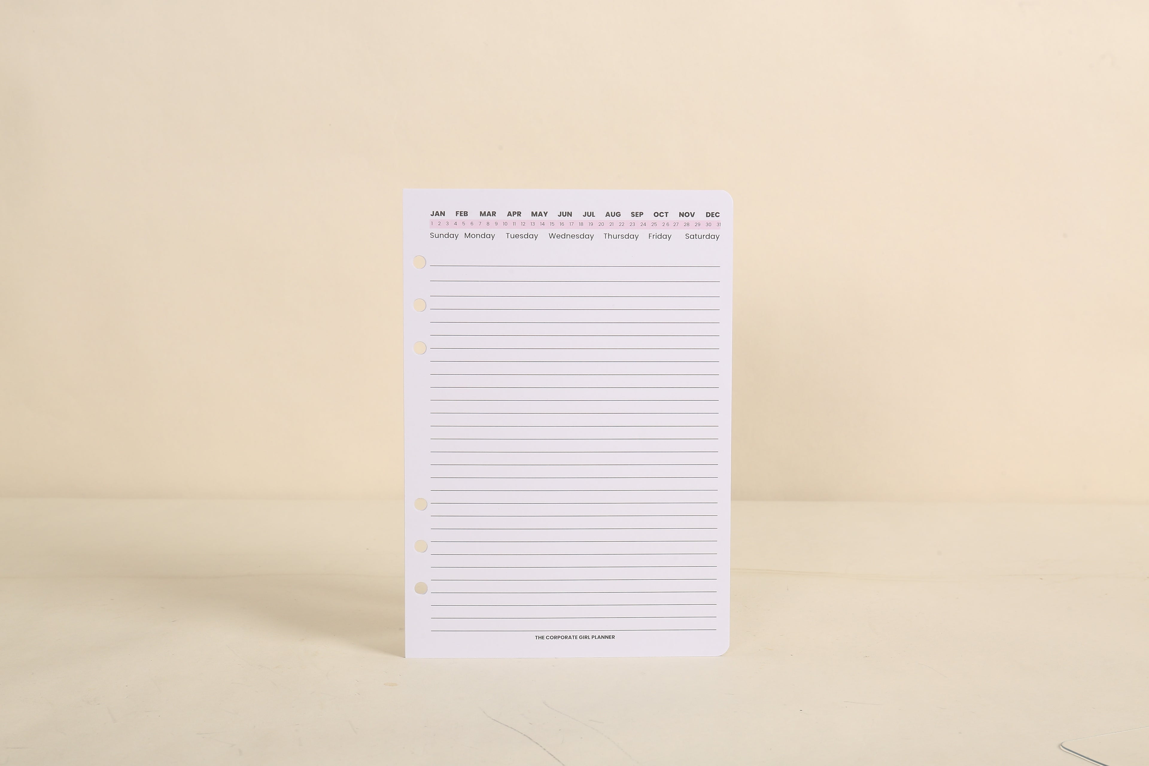 The Corporate Girl A5 Personalized Agenda