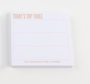 Today's top 3 sticky notes
