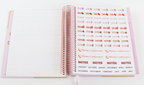 The Corporate Girl Planner, 6 month, Undated, Pink, Rosegold, 260 pages