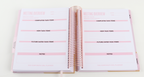 The Corporate Girl Planner, 6 month, Undated, Pink, Rosegold, 260 pages