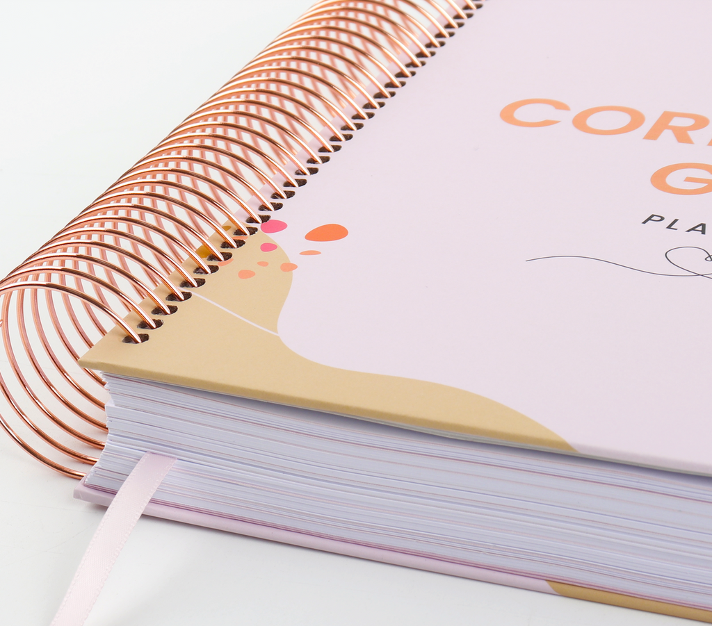 The Corporate Girl Planner, 6 month, Undated, Pink, Rosegold, 260 pages