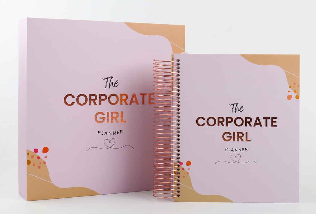 The Corporate Girl Planner, 6 month, Undated, Pink, Rosegold, 260 pages
