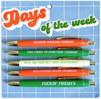 Days Of The Week Pens