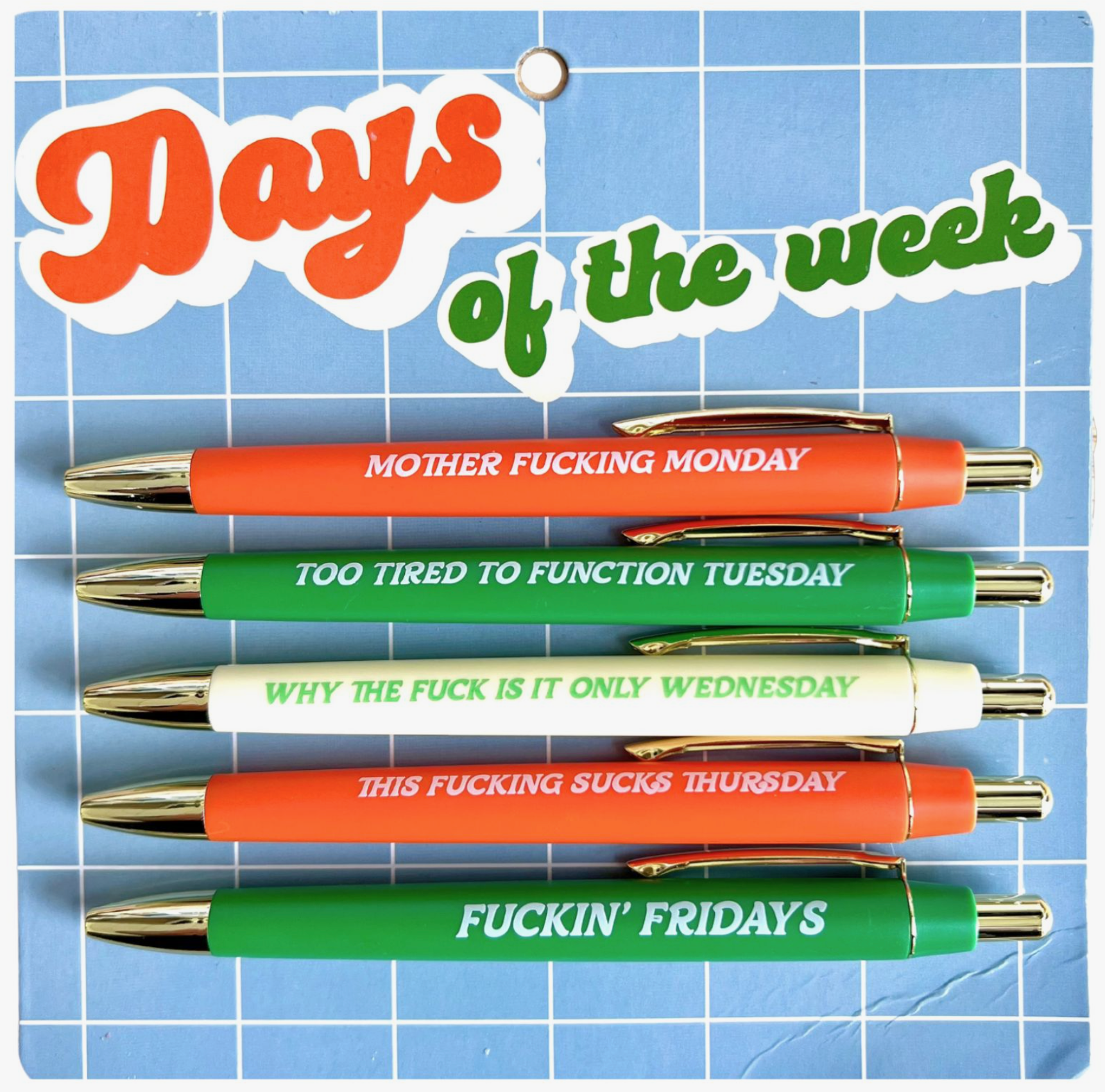 Days Of The Week Pens