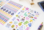 Corporate Girl Planner Fitness Stickers