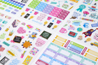 Corporate Girl Planner Teacher Stickers