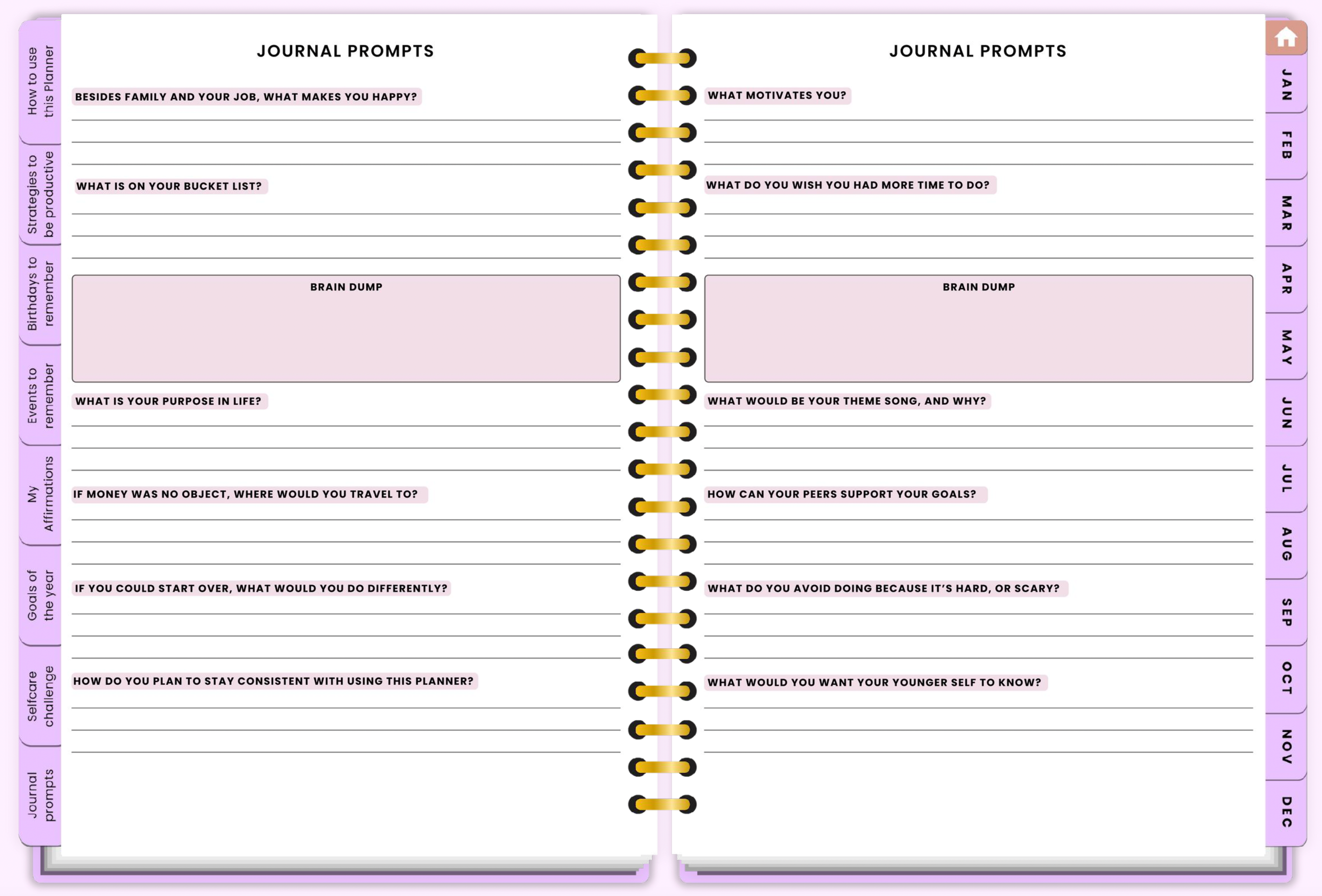 2026 Corporate Girl Weekly Digital Planner - (Digital Download)