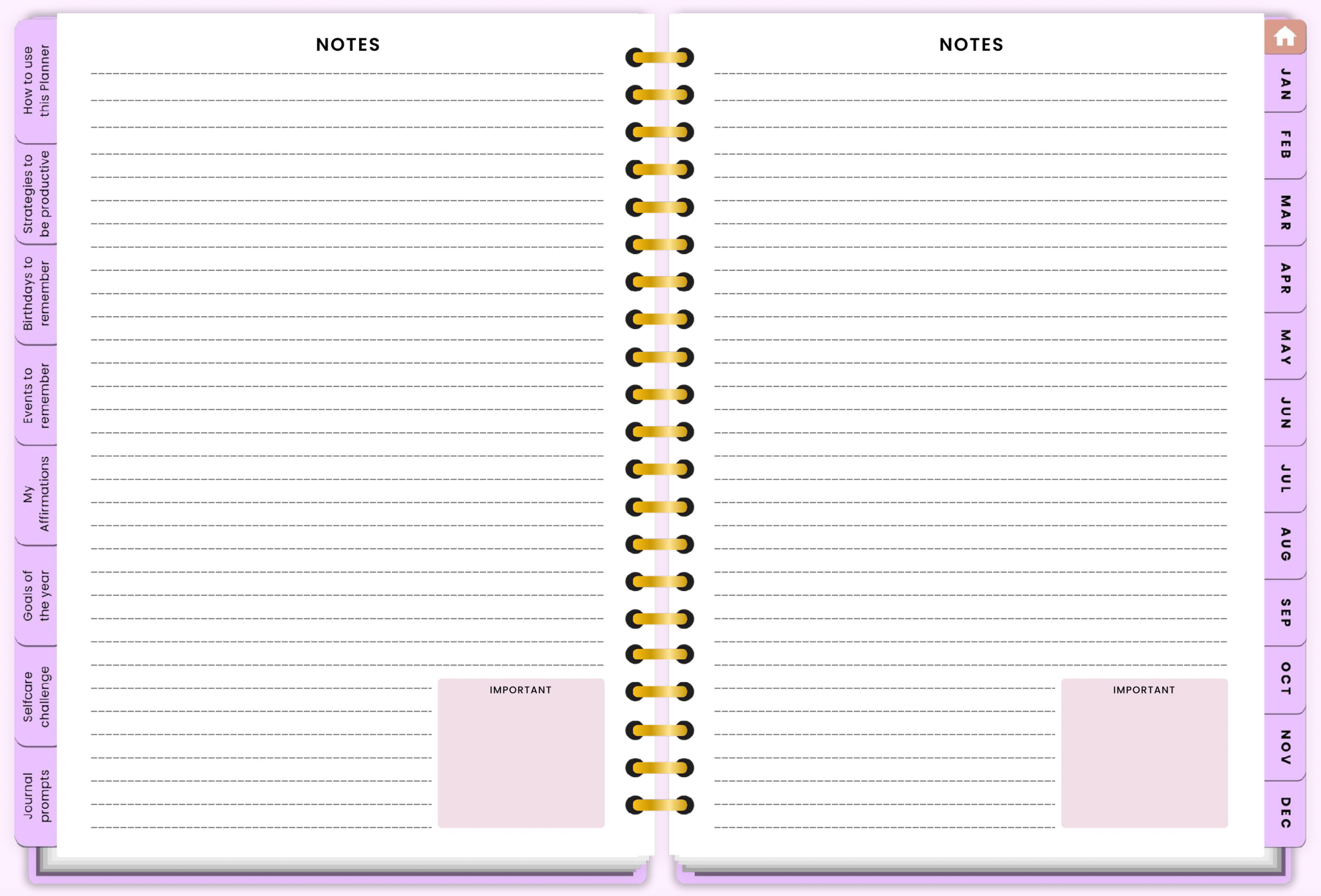 2026 Corporate Girl Weekly Digital Planner - (Digital Download)